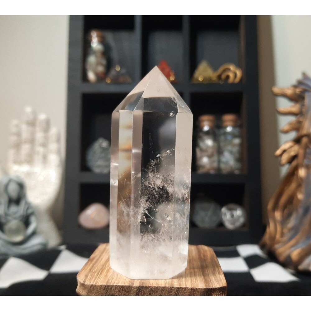 Clear Quartz Crystal Point - Picture 5 of 9
